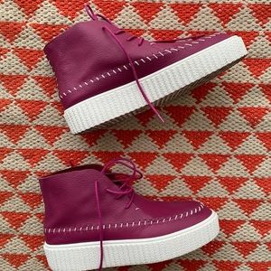 Purple Charlotte Stone DARCY sneaker